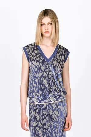 Bluebell Velour Vest